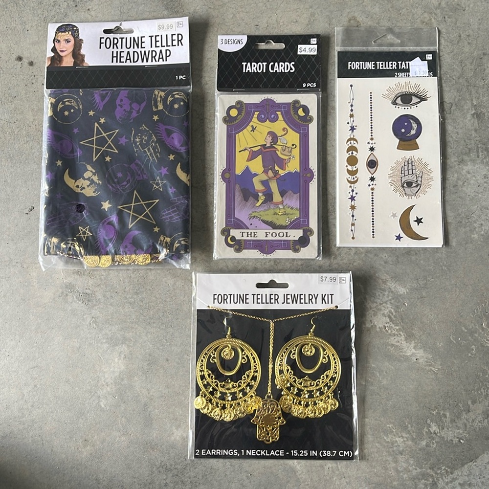 Fortune Teller Costume Kit Accessories! New!
